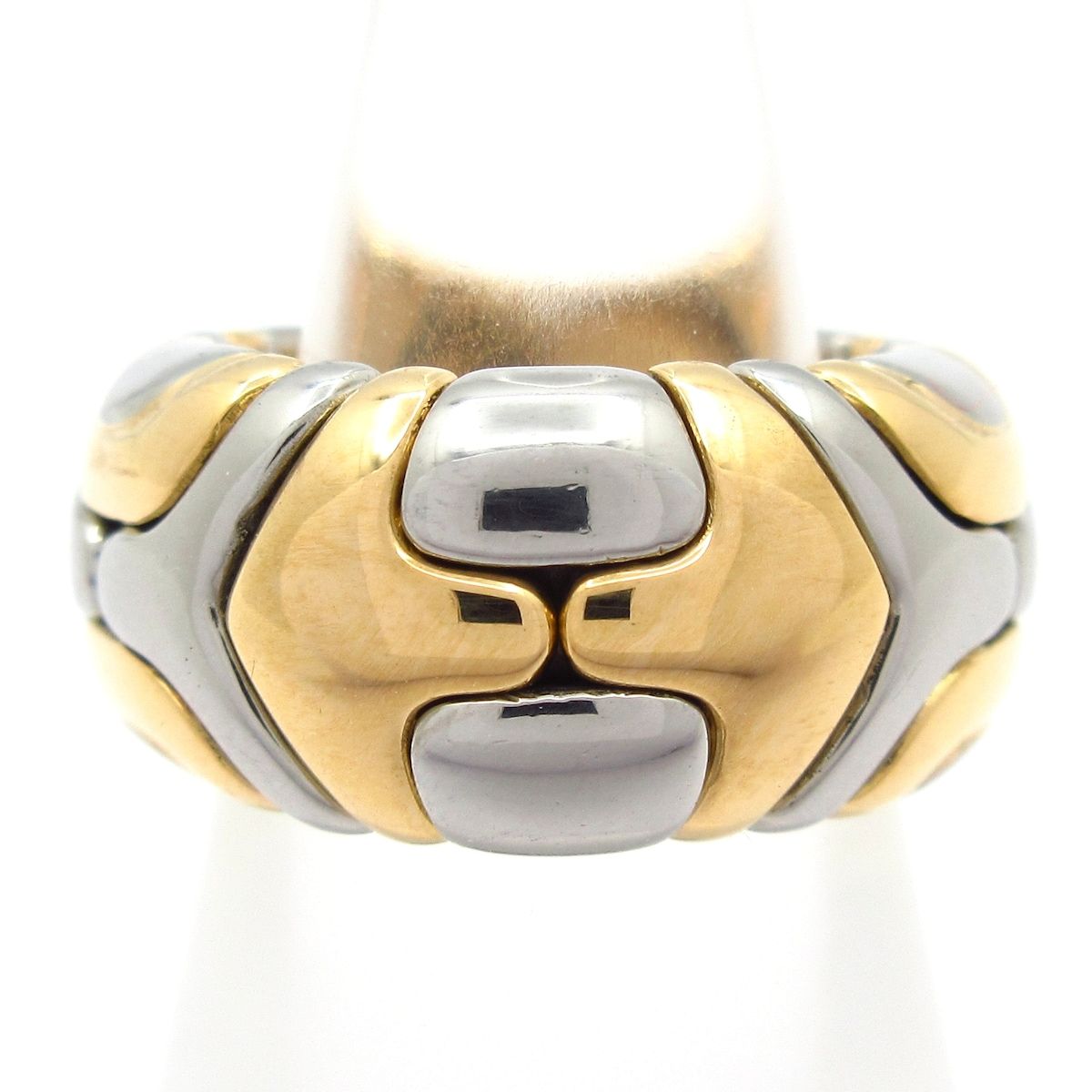 Bvlgari Ring Albeare 18k Yellow Gold 18k White