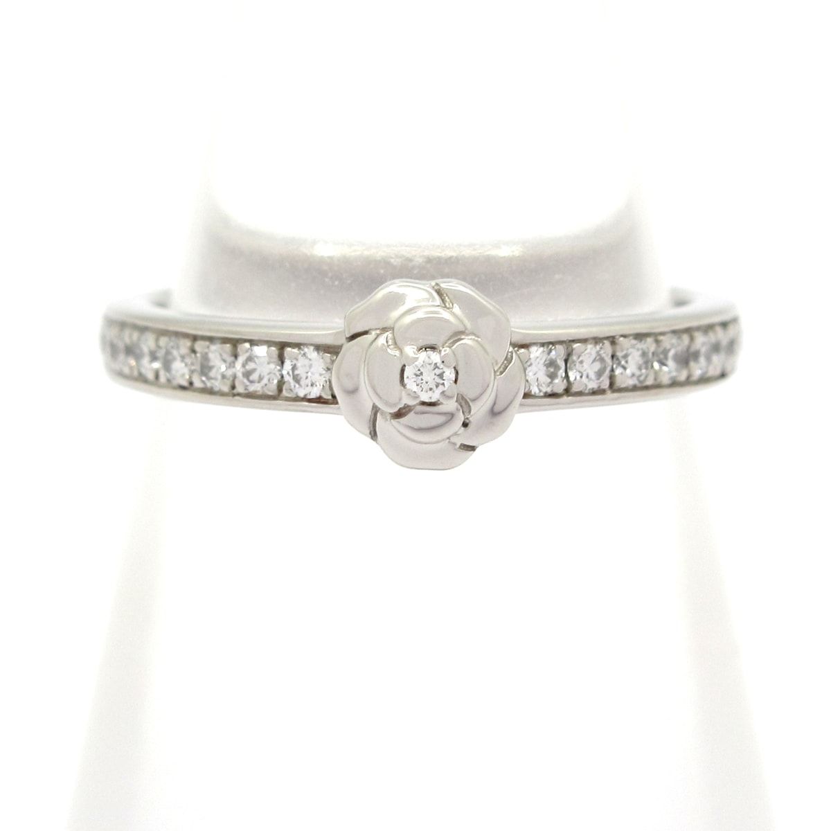 Chanel Ring 48 Camellia Diamond