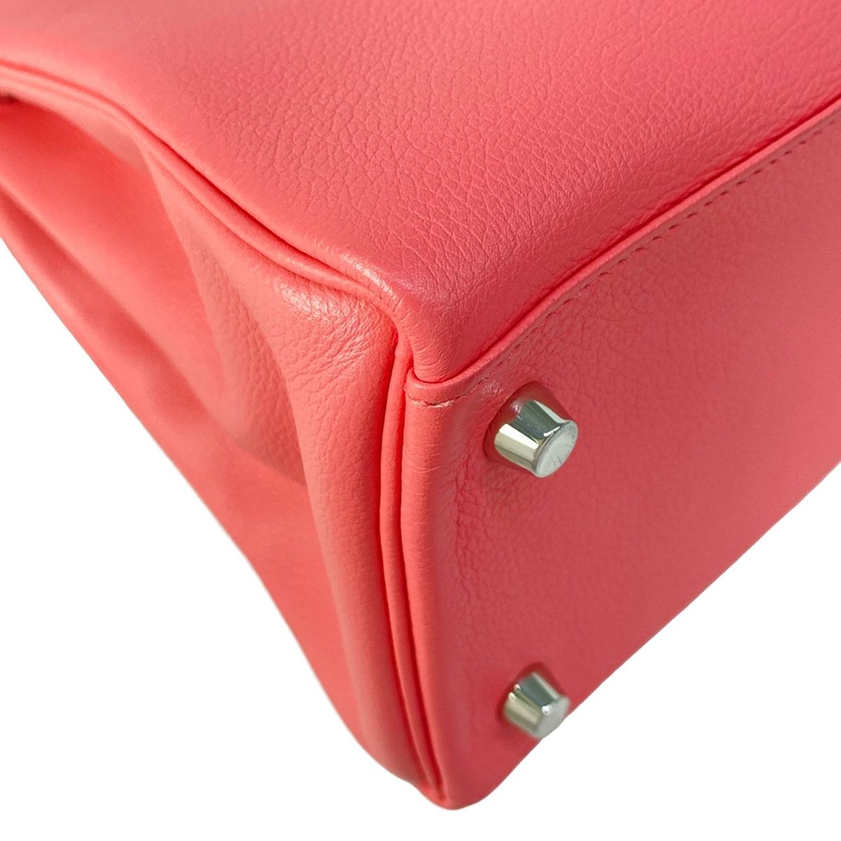 Hermes Handbag Kelly 28 Verso Roseute Terbatie Retourne Silver — view 7