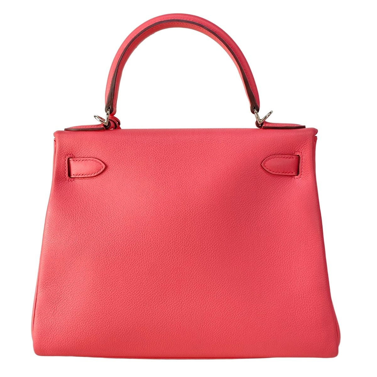Hermes Handbag Kelly 28 Verso Roseute Terbatie Retourne Silver — view 3