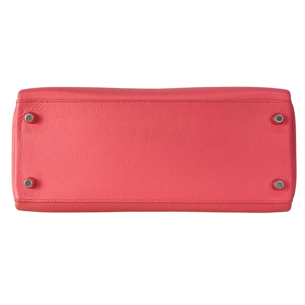 Hermes Handbag Kelly 28 Verso Roseute Terbatie Retourne Silver — view 5