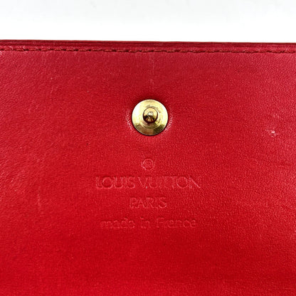 Louis Vuitton Porto Tresor International Epi Castilian Red Enamel Leather — view 4