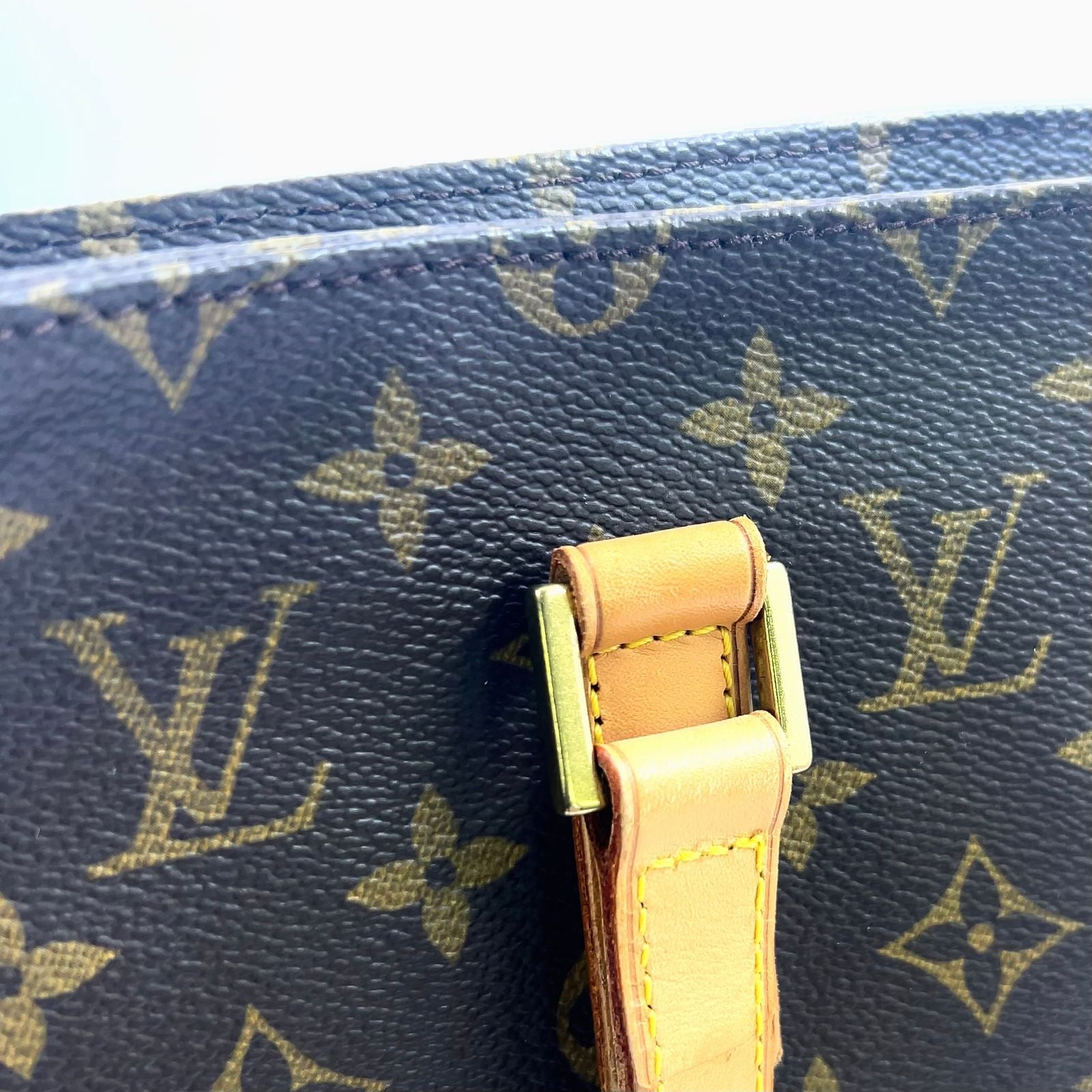 Louis Vuitton Vavin GM Monogram Leather Brown Tote Gold — view 8