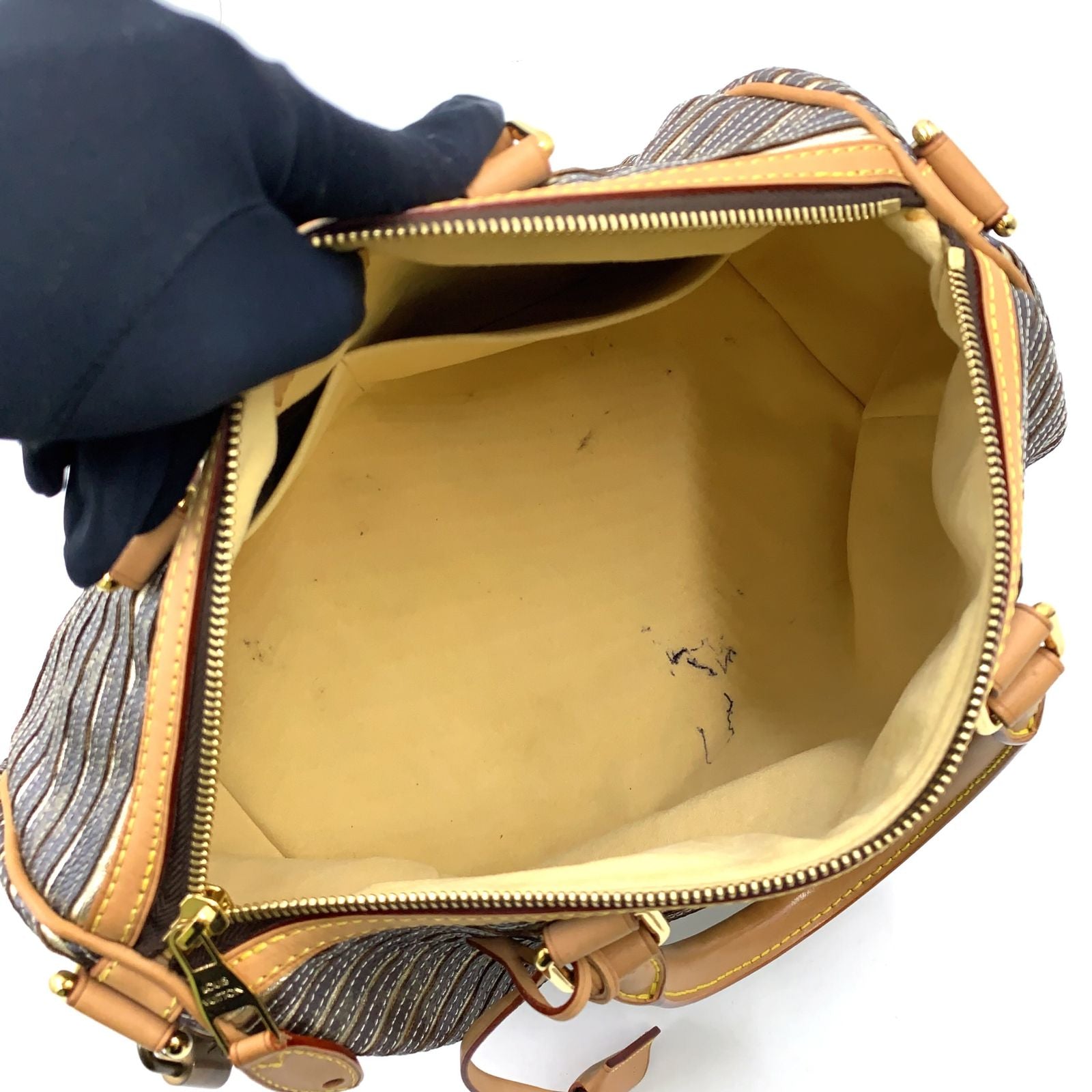 Louis Vuitton Monogram Eden Argent Speedy Bandouliere 30 Shoulder Bag Leather — view 3