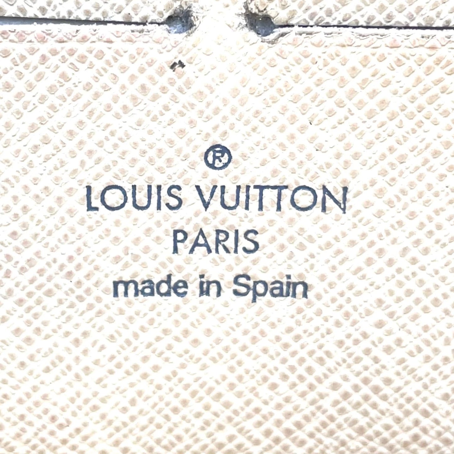 Louis Vuitton Zippy Wallet Damier Azur White Round Gold — view 4