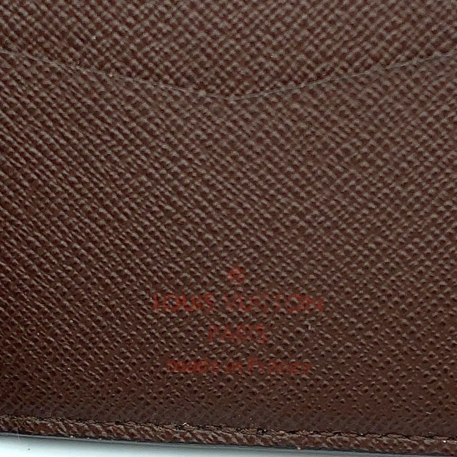 Louis Vuitton Organizer de Poche Damier Graphite Leather Brown Card Case — view 4