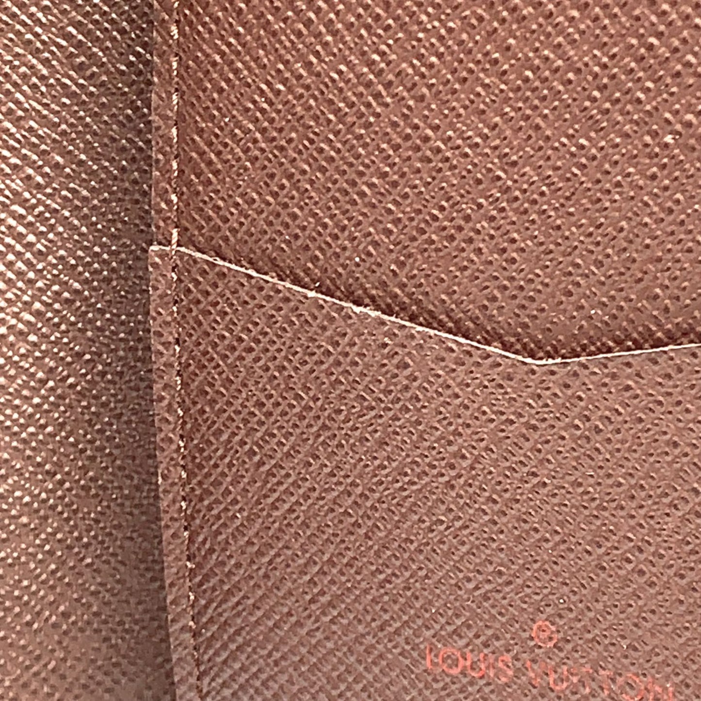 Louis Vuitton Organizer de Poche Damier Graphite Leather Brown Card Case — view 9