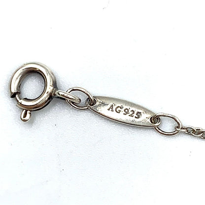 Tiffany & Co Diamond by the Yard Open Heart Clear Silver Bracelet — view 7