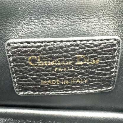 Dior Caro Micro Leather Black Shoulder Bag Gold — view 4