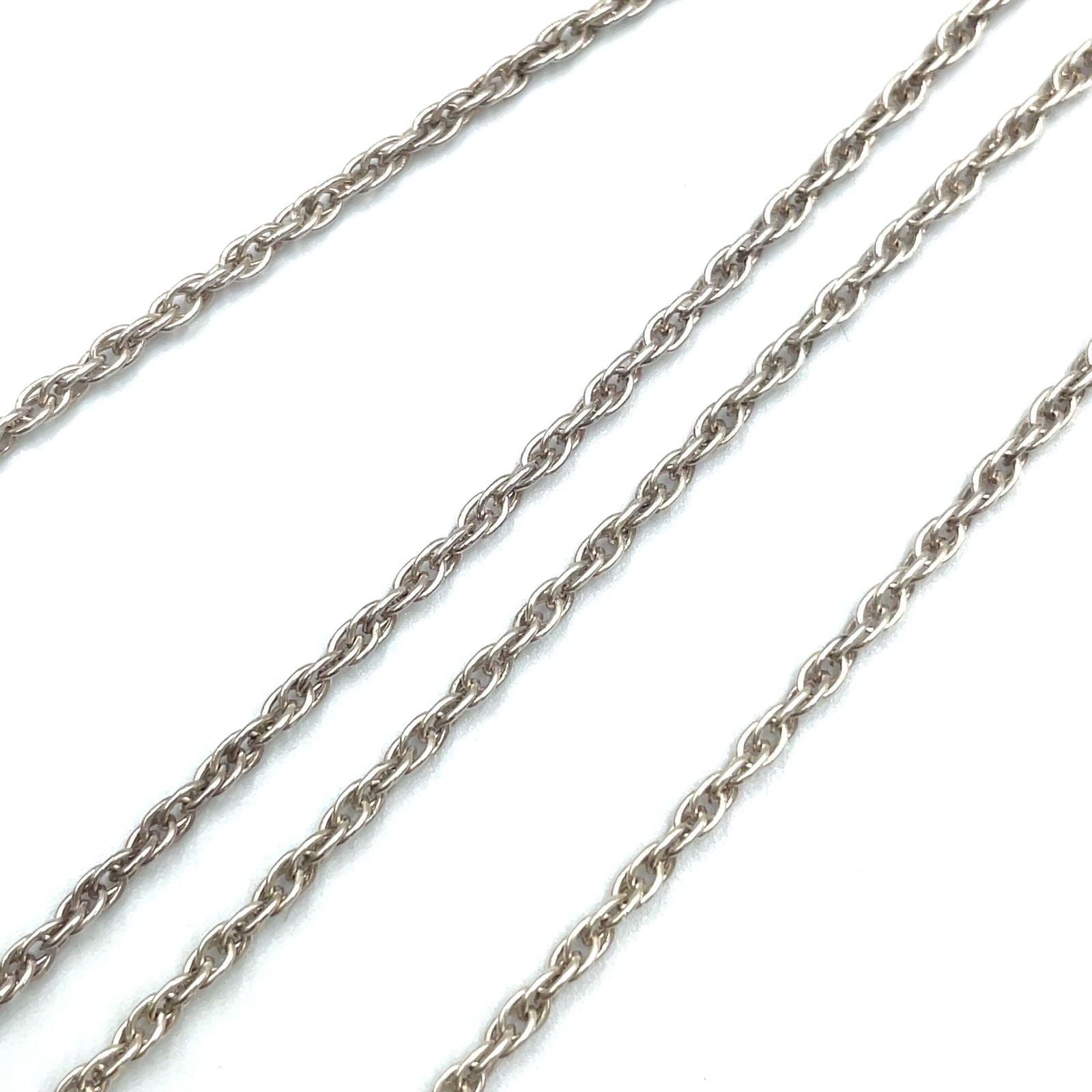 Tiffany & Co Twist Heart Yellow Gold Silver Necklace — view 6