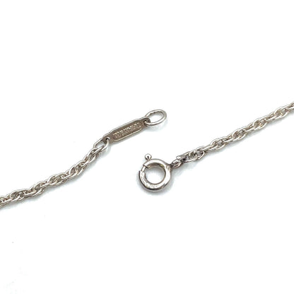 Tiffany & Co Twist Heart Yellow Gold Silver Necklace — view 8