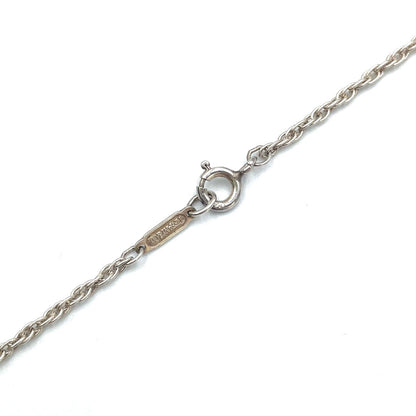 Tiffany & Co Twist Heart Yellow Gold Silver Necklace — view 7