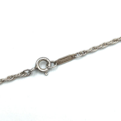 Tiffany & Co Twist Heart Yellow Gold Silver Necklace — view 4