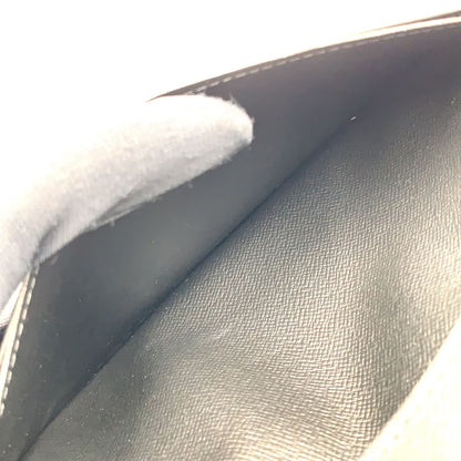 Louis Vuitton Portefeuille Brazza Taiga Initial Leather Black Bifold Wallet — view 9