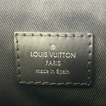Louis Vuitton Mick PM Damier Graphite Initial Leather Black Shoulder Bag Silver — view 4