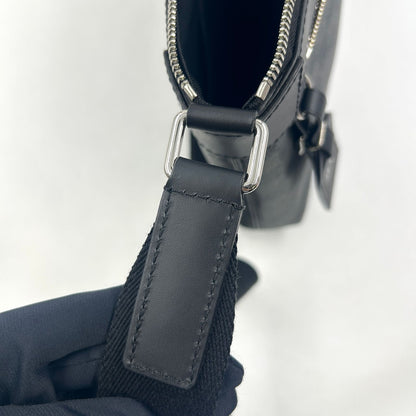 Louis Vuitton Mick PM Damier Graphite Initial Leather Black Shoulder Bag Silver — view 6