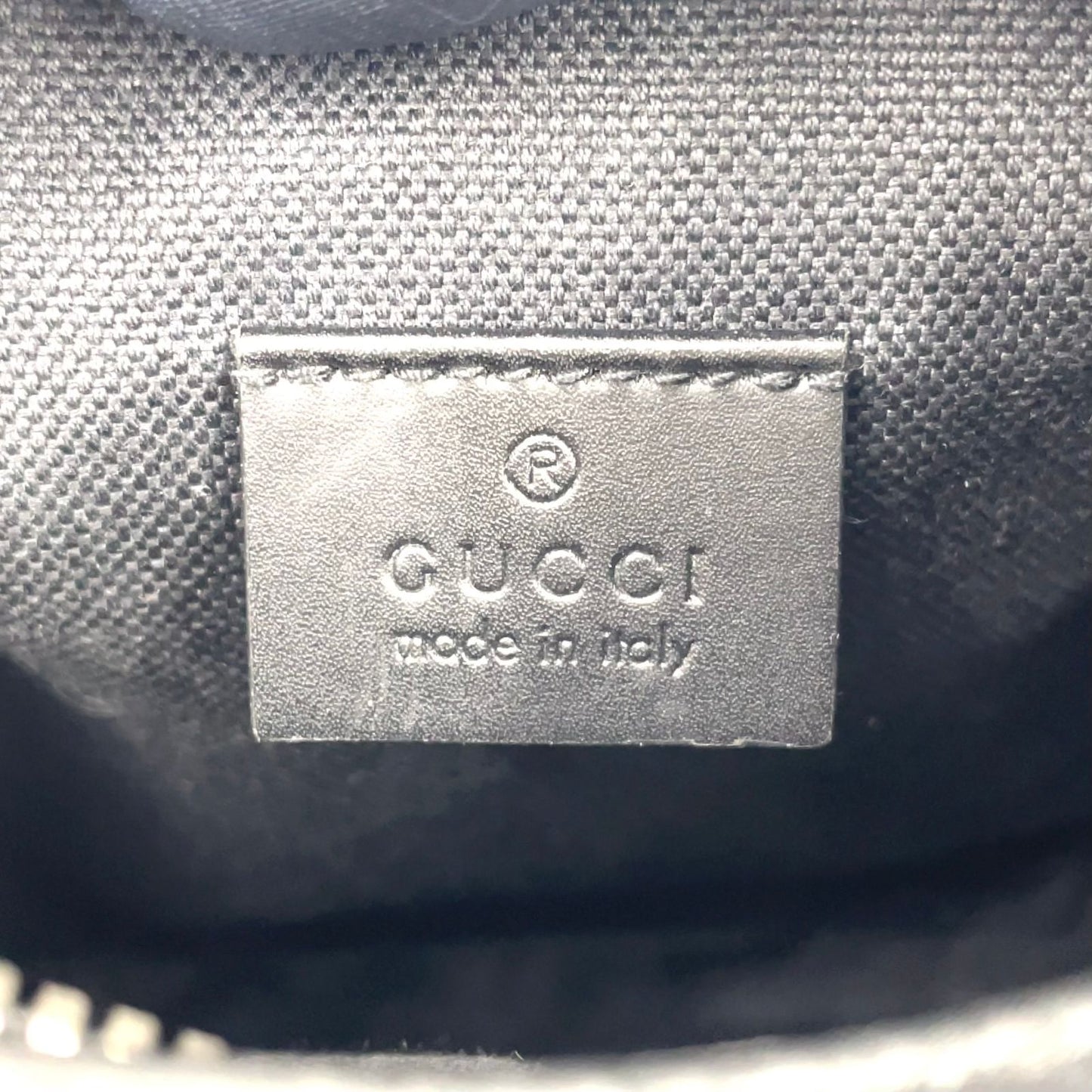 Gucci GG Supreme Sherry Line Leather Black Multicolor Shoulder Bag Silver — view 4