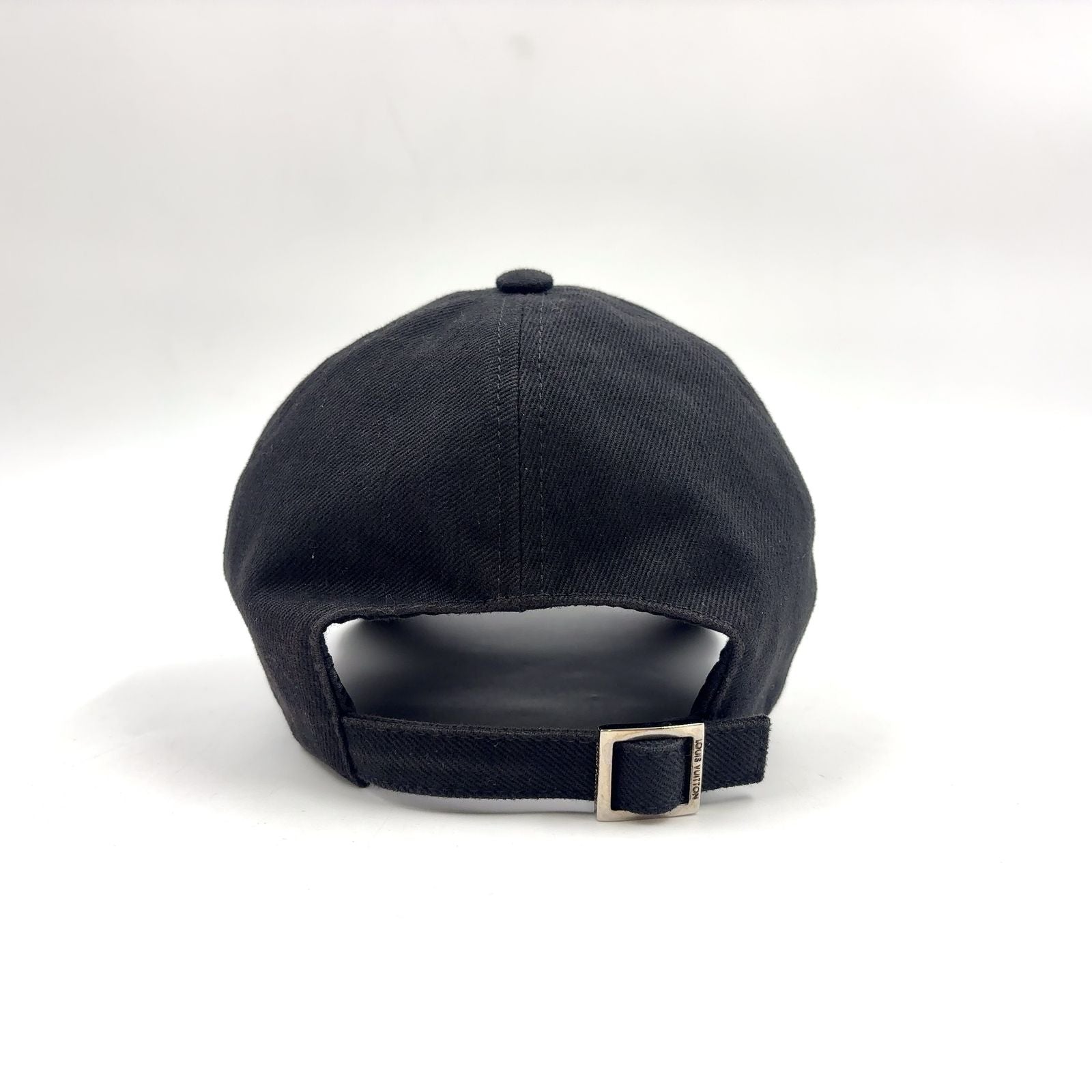 Louis Vuitton LV Smash Cotton Rayon Black White Hat Silver — view 4