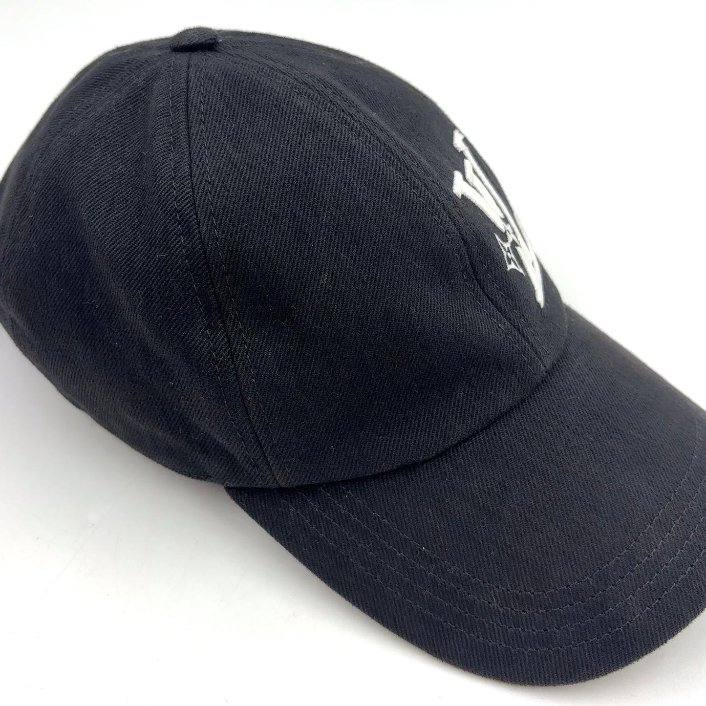Louis Vuitton LV Smash Cotton Rayon Black White Hat Silver — view 6