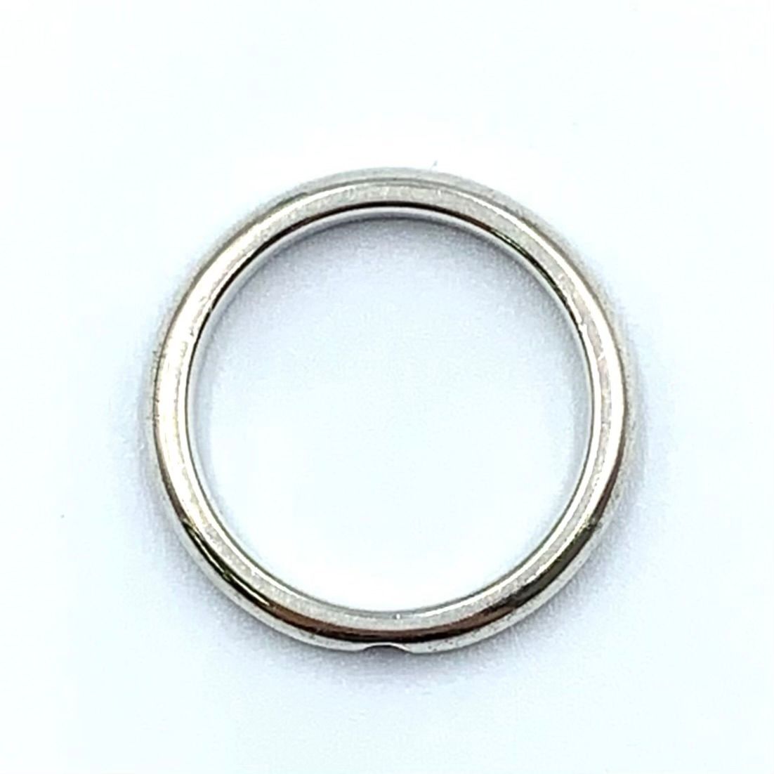 Tiffany & Co Stacking Band Ruby Silver Red Ring — view 3
