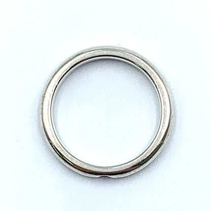 Tiffany & Co Stacking Band Ruby Silver Red Ring — view 3