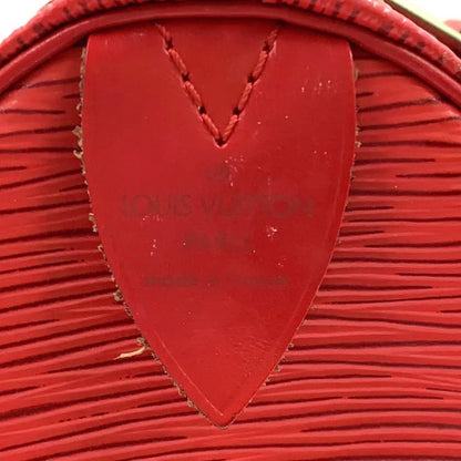 Louis Vuitton Speedy 25 Epi Castilian Red Leather Handbag Gold — view 4