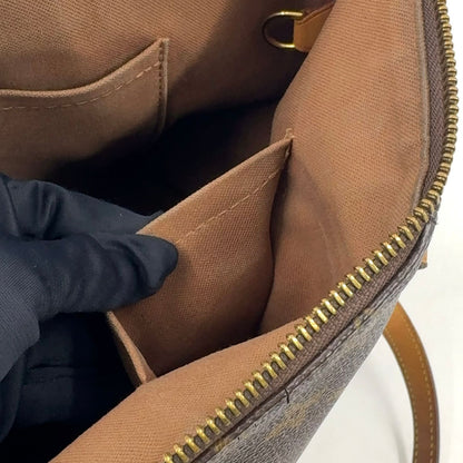 Louis Vuitton Totally PM Monogram Leather Brown Tote Gold — view 9