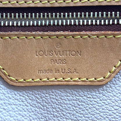 Louis Vuitton Bucket PM Monogram Leather Brown Shoulder Bag Gold — view 4
