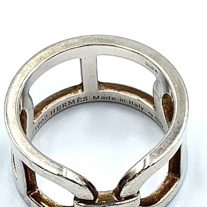 Hermes Chaine D'ancre Silver Ring — view 3