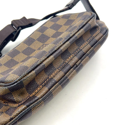 Louis Vuitton Bum Bag Melville Damier Ebene Leather Brown Gold — view 8