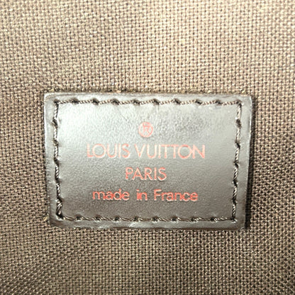 Louis Vuitton Bum Bag Melville Damier Ebene Leather Brown Gold — view 4