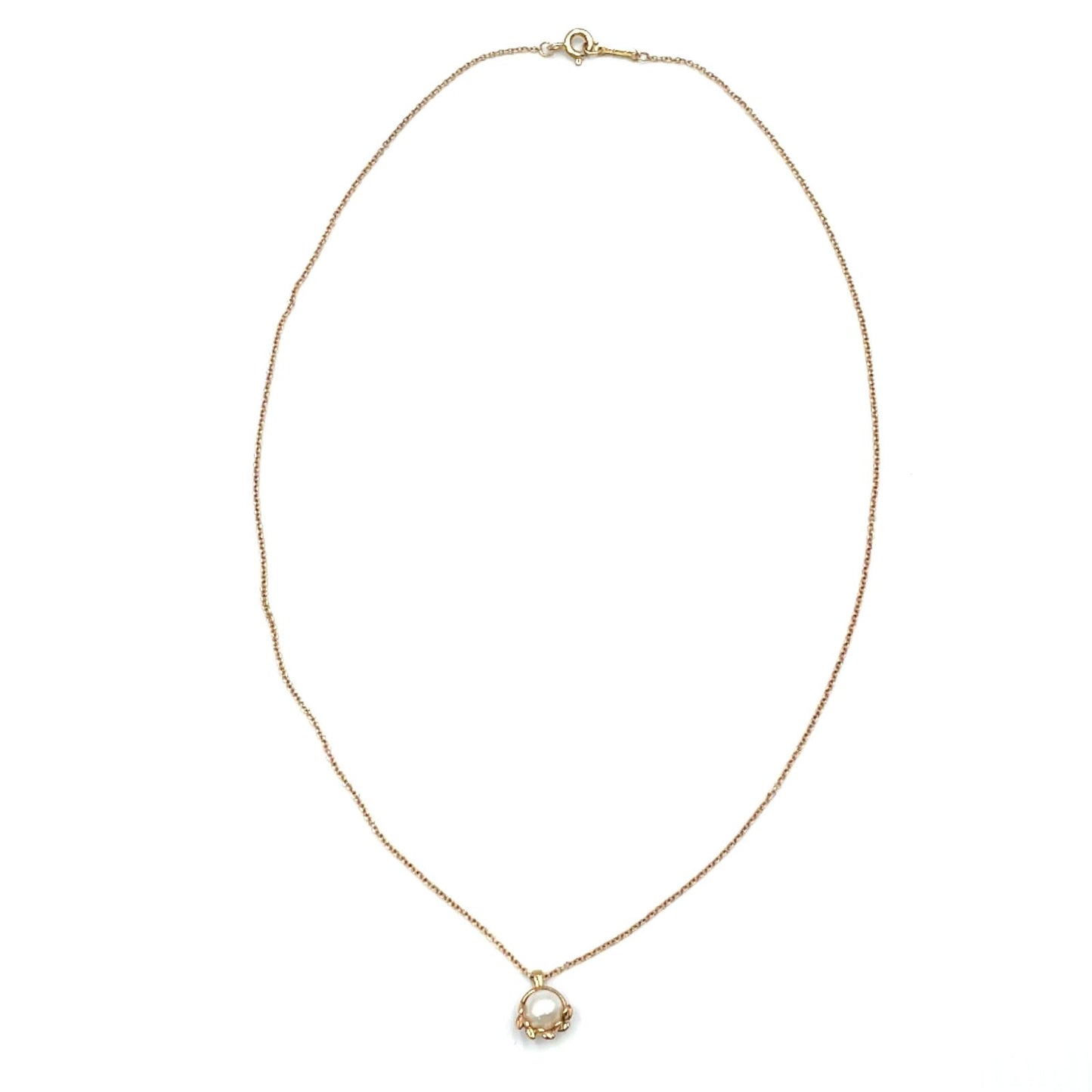 Tiffany & Co Paloma Picasso Olive Leaf Pearl Freshwater Yellow Gold White — view 3