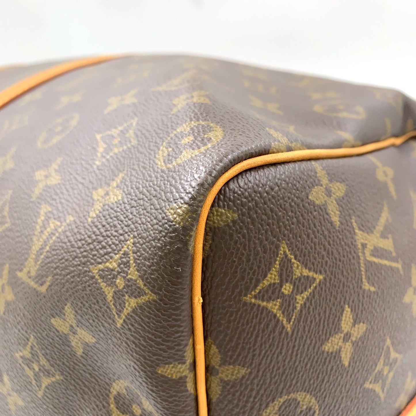 Louis Vuitton Keepall Bandouliere 50 Monogram Leather Brown Light Boston — view 6
