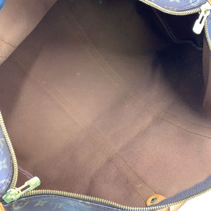 Louis Vuitton Keepall Bandouliere 50 Monogram Leather Brown Light Boston — view 3