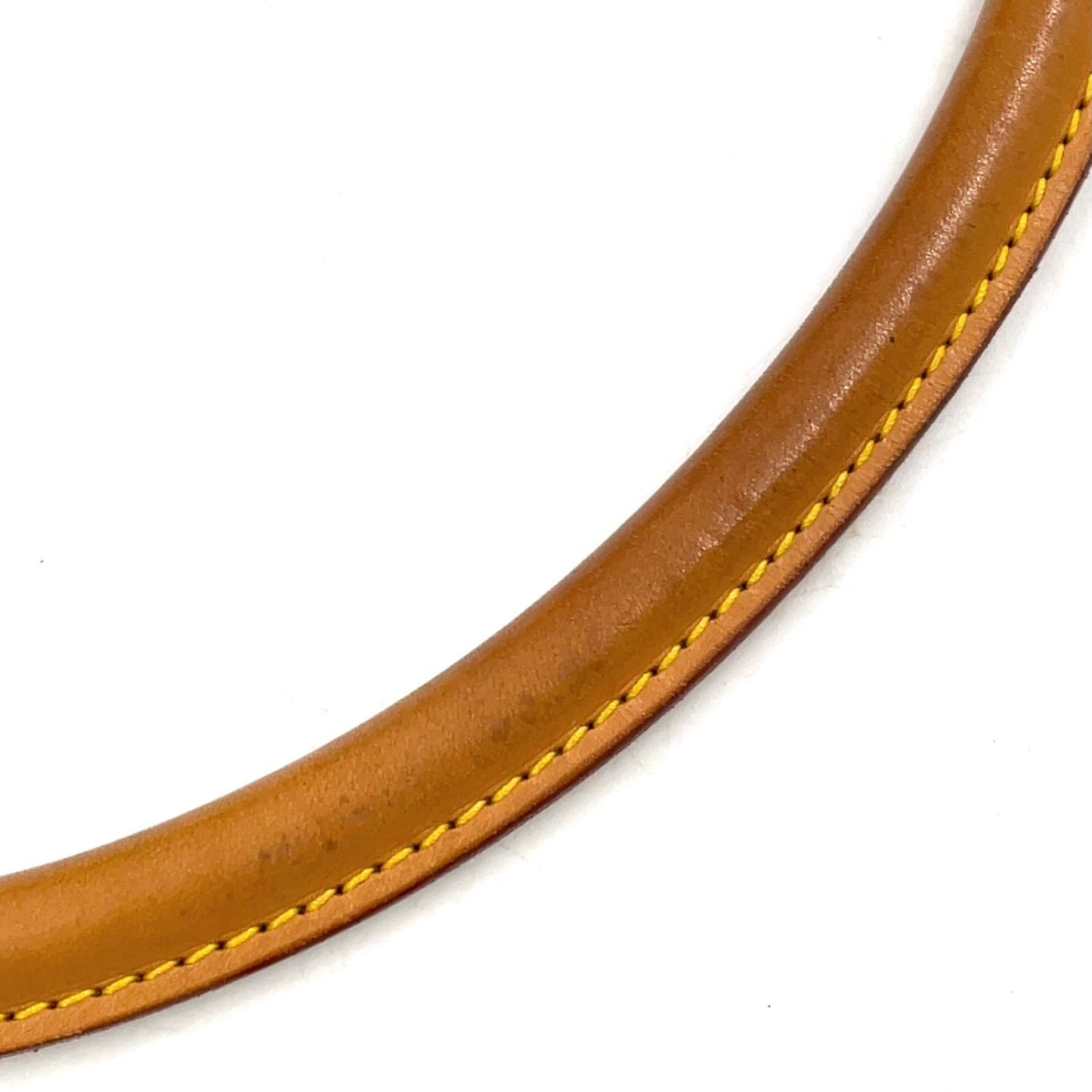 Louis Vuitton Looping Monogram Leather Brown Light Handbag Gold — view 8