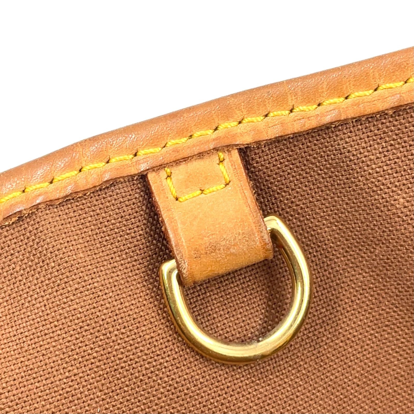 Louis Vuitton Batignolles Oriental Monogram Leather Brown Light Tote Gold — view 7