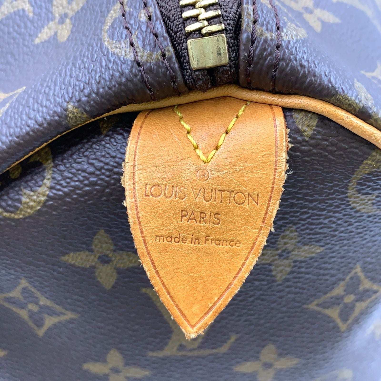 Louis Vuitton Keepall 50 Monogram Leather Brown Light Boston Bag Gold — view 4