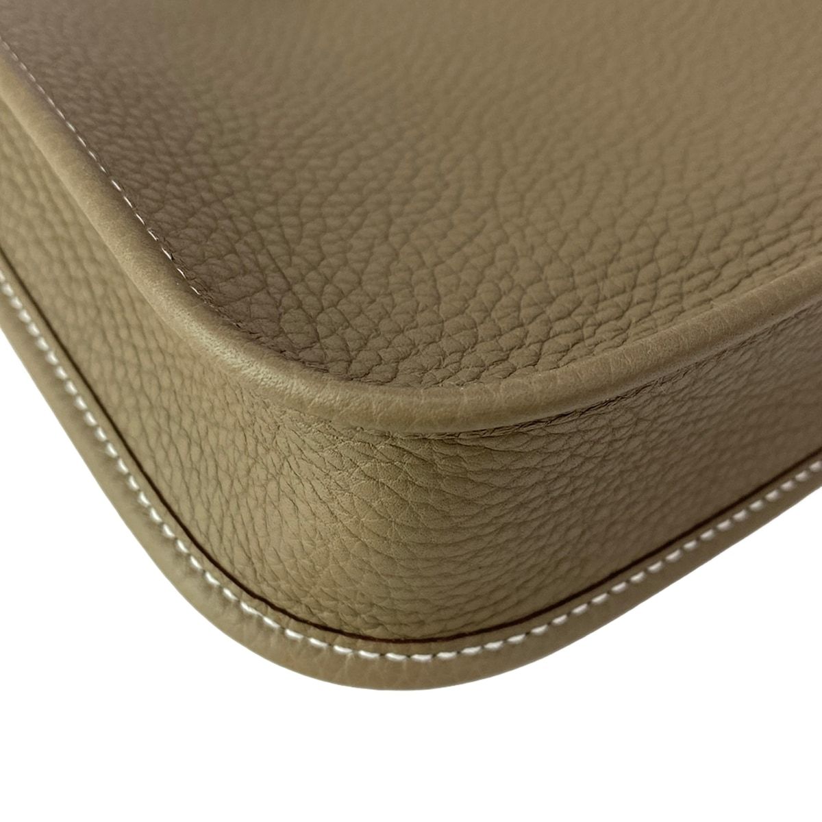 Hermes Shoulder Bag Evelyne TPM Amazon Etoupe Gold — view 8