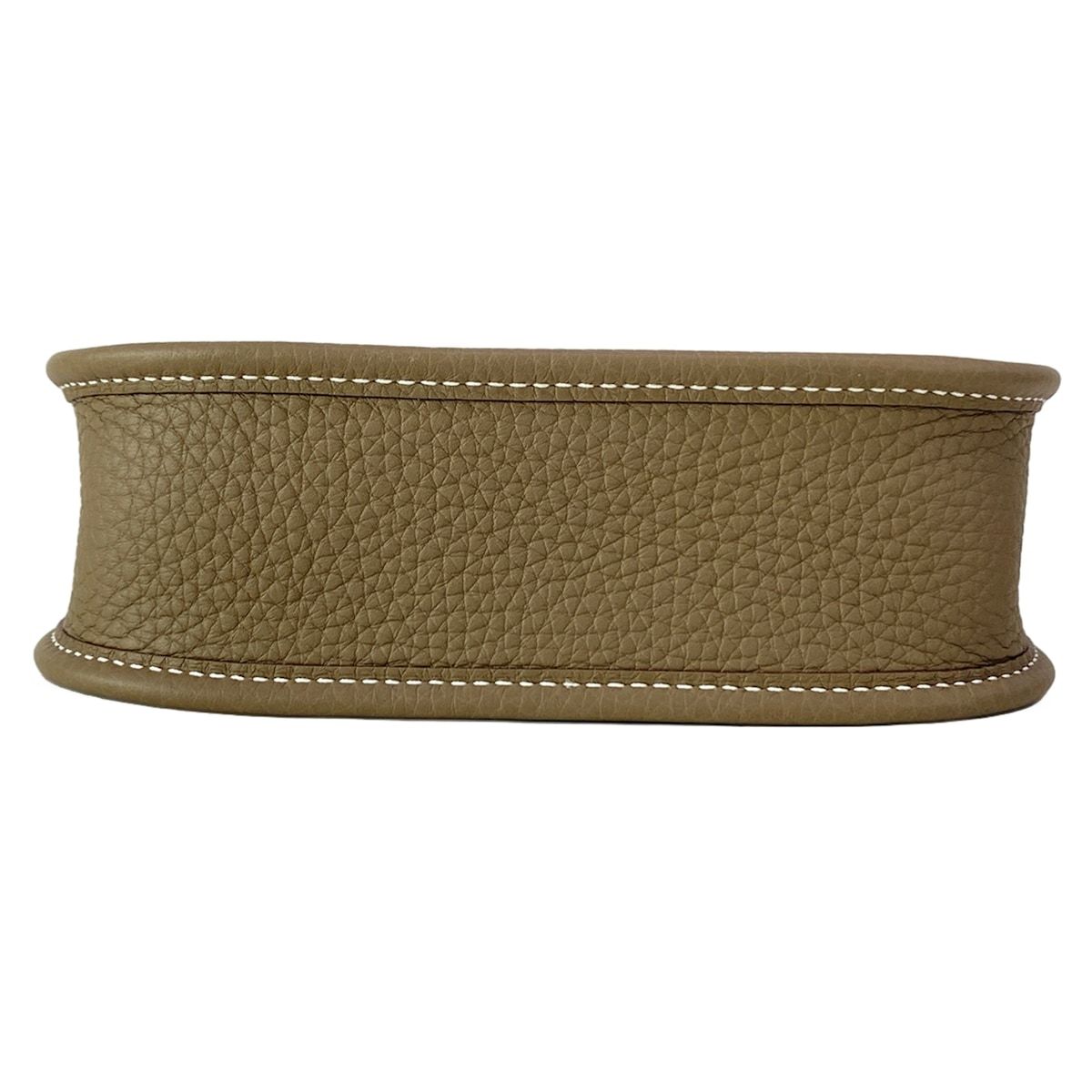 Hermes Shoulder Bag Evelyne TPM Amazon Etoupe Gold — view 5