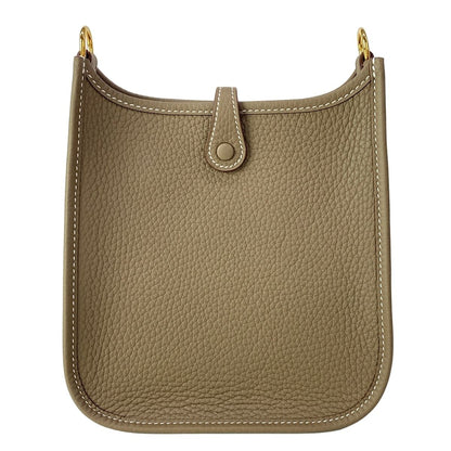 Hermes Shoulder Bag Evelyne TPM Amazon Etoupe Gold — view 3