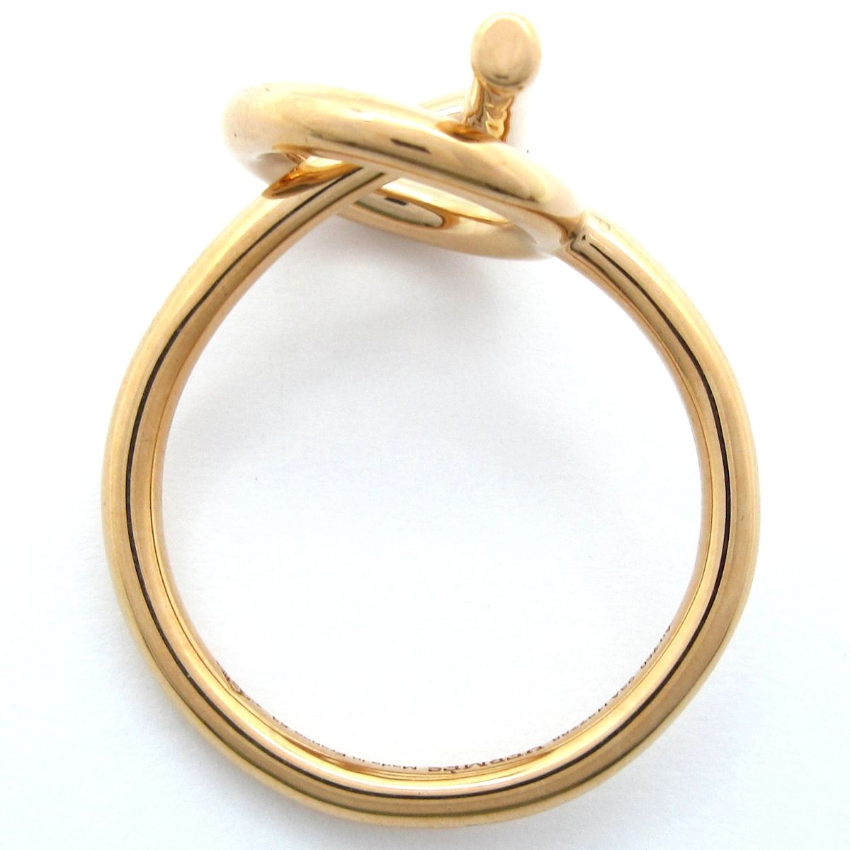 Hermes Ring 53 Echappee PM 18k Pink Gold Diamond — view 4
