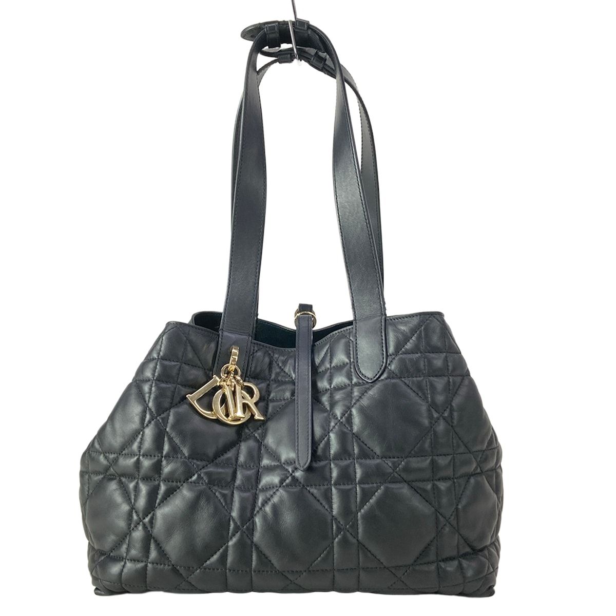Dior Tote Toujour Black Macro Cannage
