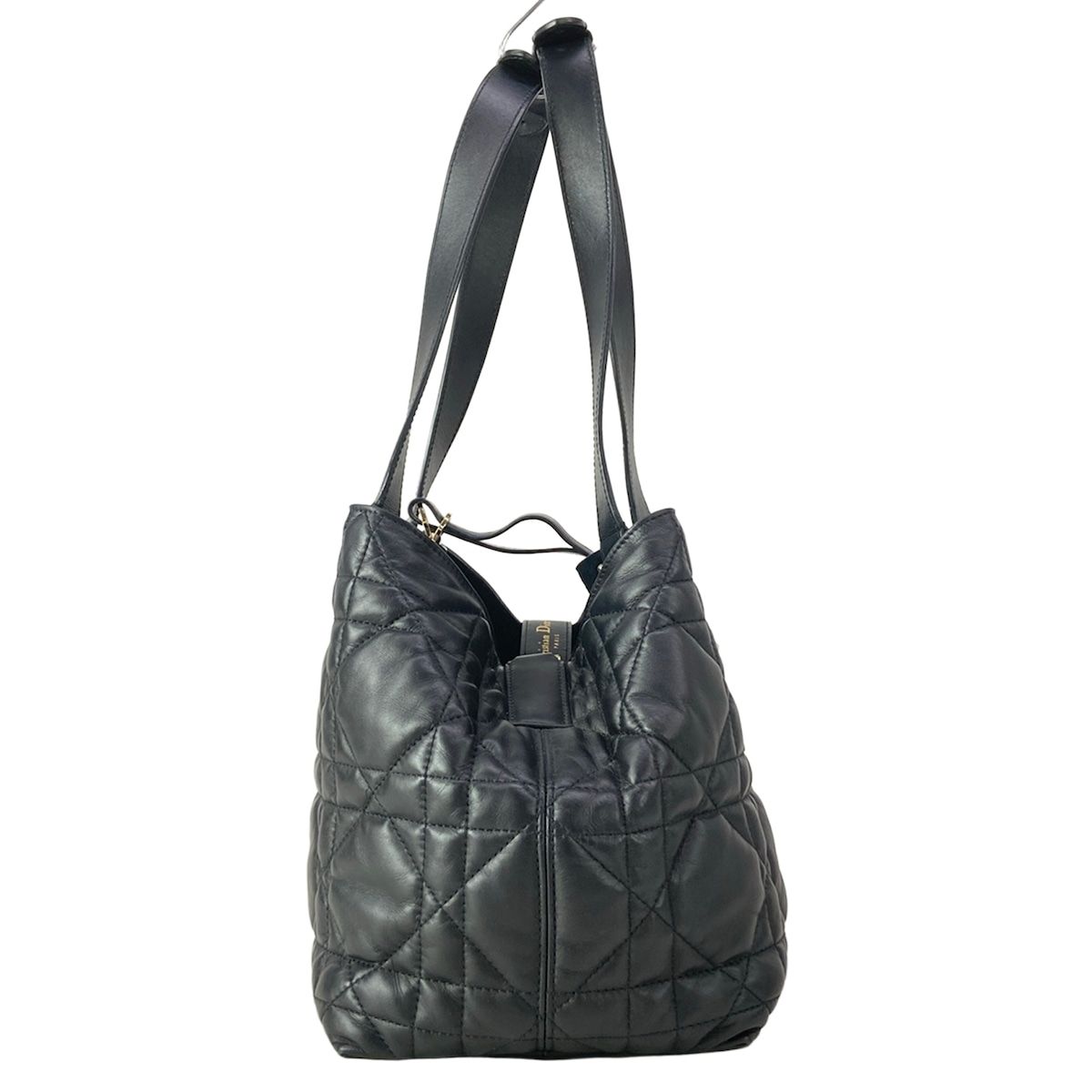 Dior Tote Toujour Black Macro Cannage — view 2