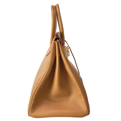 Hermes Handbag Birkin 35 Natural Gold — view 2