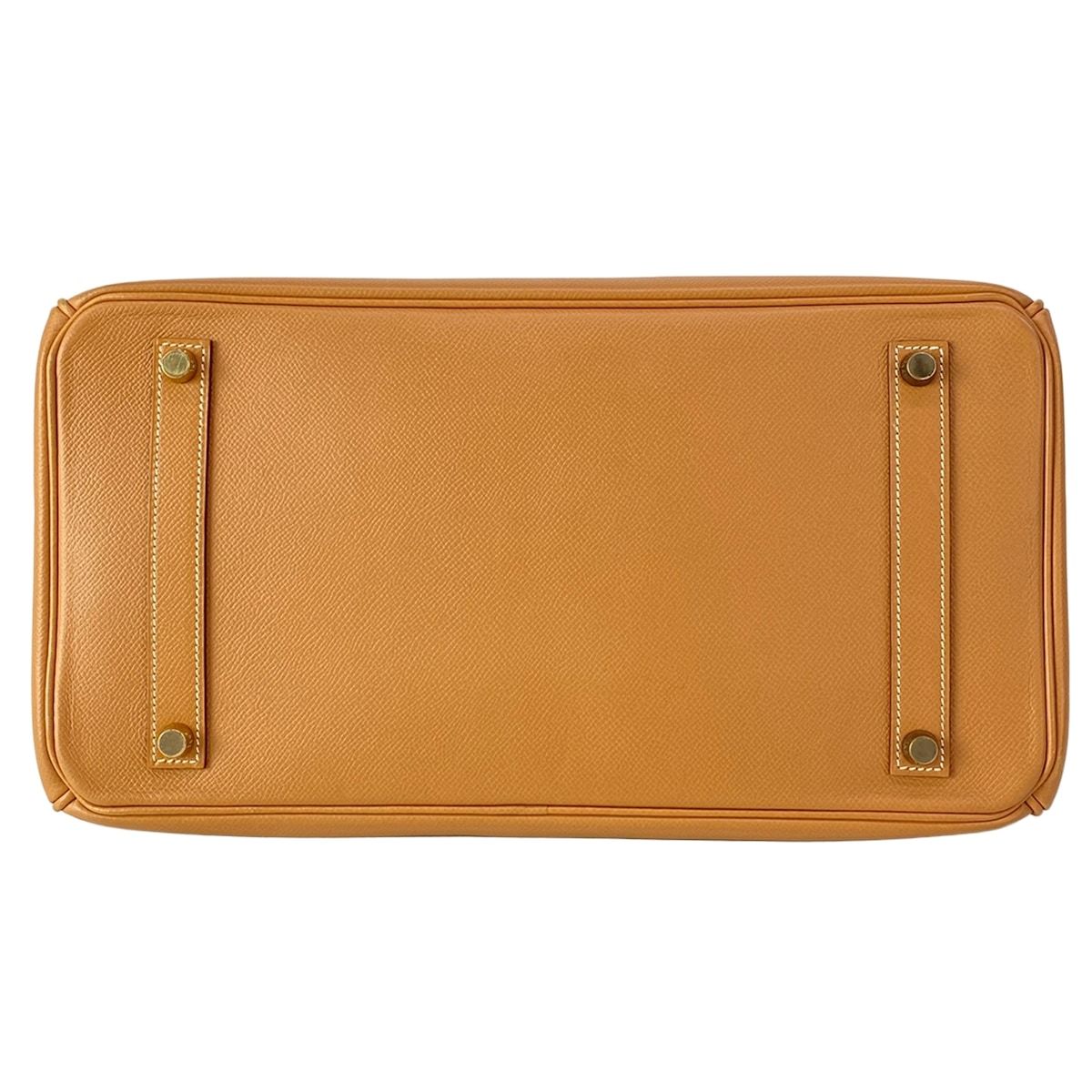 Hermes Handbag Birkin 35 Natural Gold — view 5