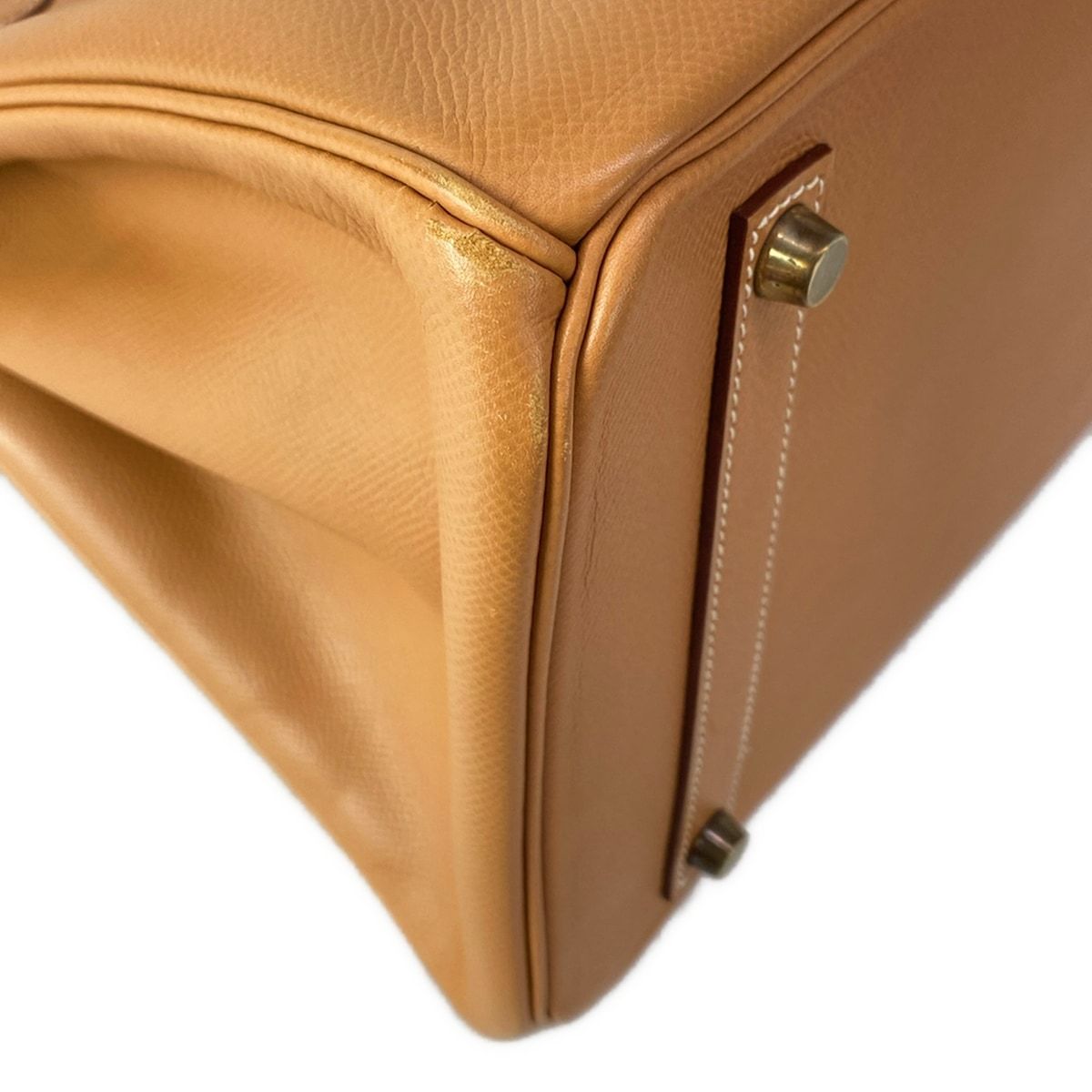 Hermes Handbag Birkin 35 Natural Gold — view 9