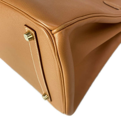 Hermes Handbag Birkin 35 Natural Gold — view 8