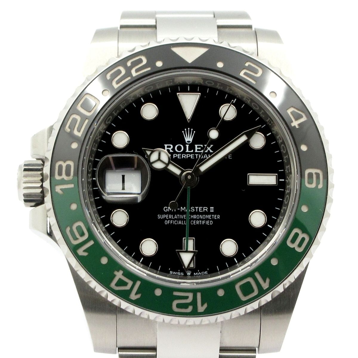 Rolex Watch GMT Master 2 SS 13 Frames Random Roulette Sprite Lefty 2024.08 Black
