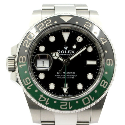 Rolex Watch GMT Master 2 SS 13 Frames Random Roulette Sprite Lefty 2024.08 Black