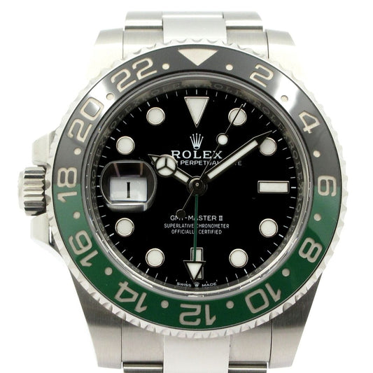 Rolex Watch GMT Master 2 SS 13 Frames Random Roulette Sprite Lefty 2024.08 Black
